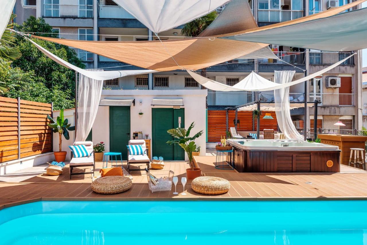Evala Luxury Rooms With Pool And Garden Split Exterior photo